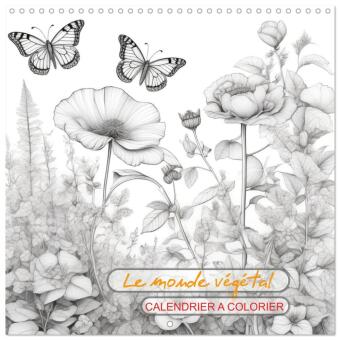Kalendár/Diár Le monde végétal (Calendrier mural carré 2026 30x30 cm) Calendrier double avec une page pour vos prises de notes Calvendo