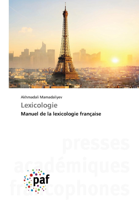 Boek Lexicologie Akhmadali Mamadaliyev