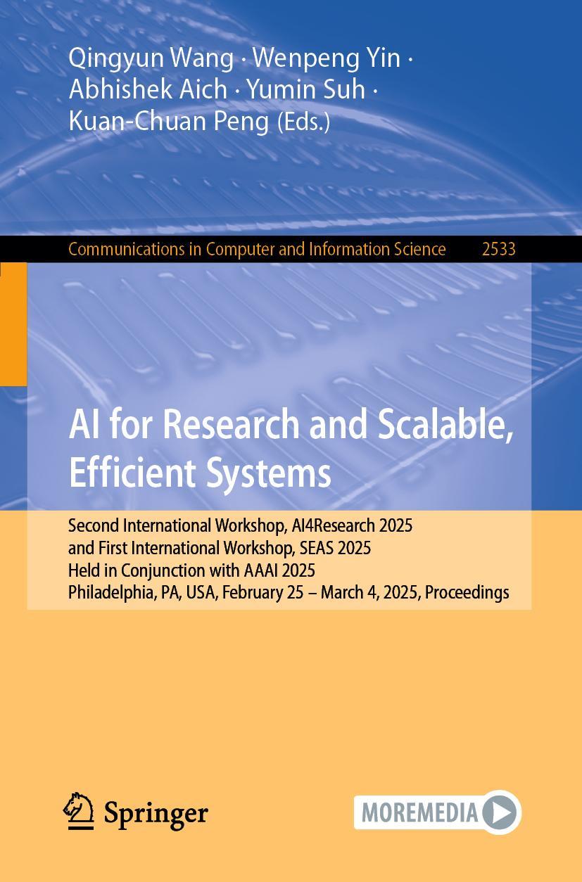 Kniha AI for Research and Scalable, Efficient Systems Qingyun Wang