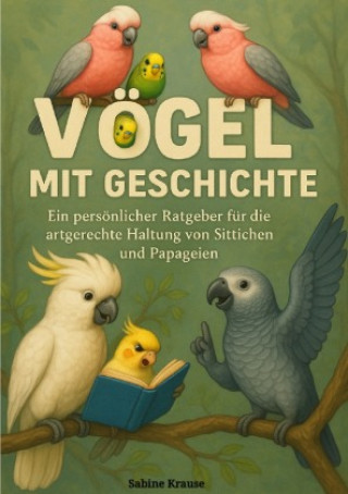 Kniha Vögel mit Geschichte Sabine Krause