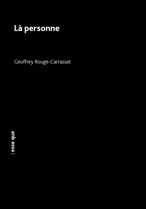 Buch Là personne Rouge-Carrassat