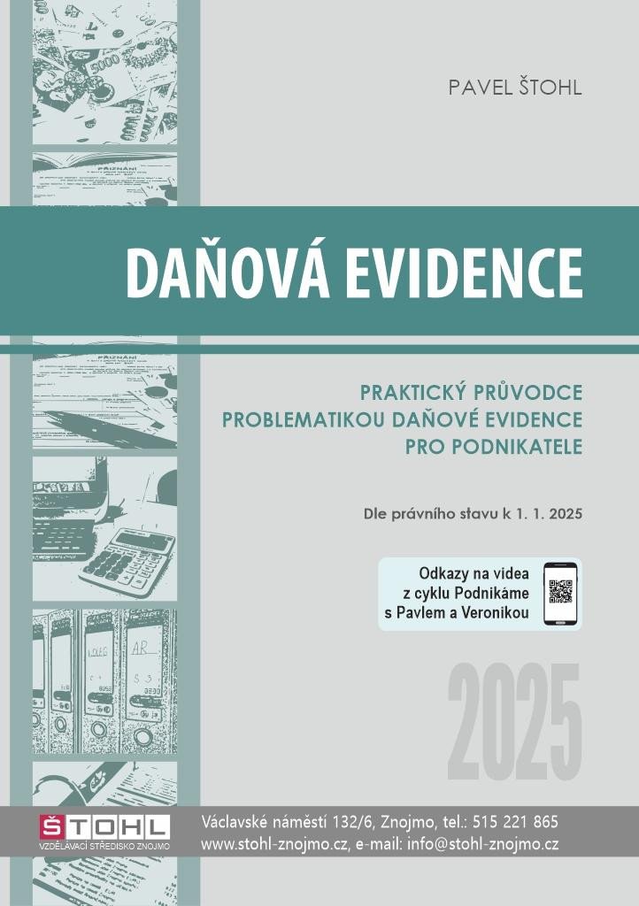 Книга Daňová evidence 2025 Pavel Štohl
