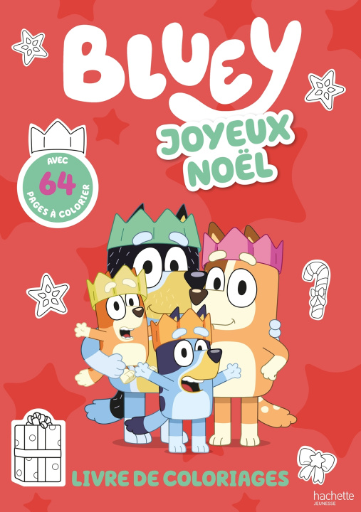 Kniha Bluey - Livre de coloriages - Joyeux Noël BBC Studios - Ladybird Books Ltd
