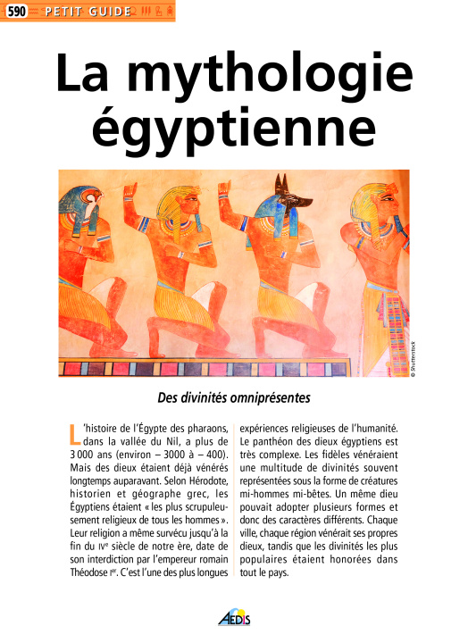 Book MYTHOLOGIE EGYPTIENNE 