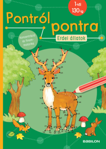 Kniha Pontról Pontra - Erdei állatok 
