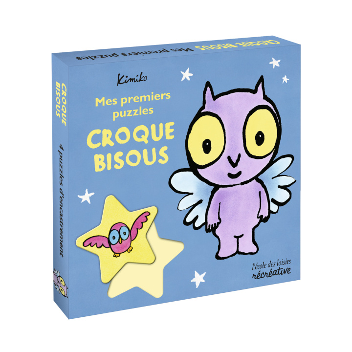 Kniha Mes premiers puzzles Croque-Bisous Kimiko