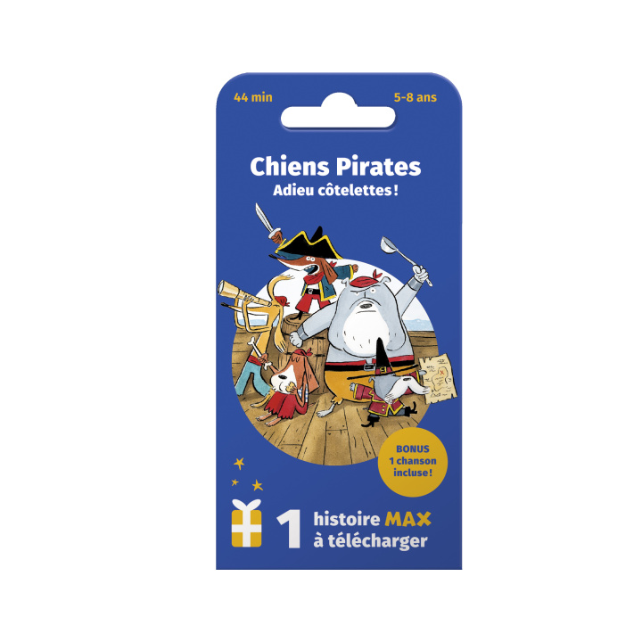 Game/Toy MAX - Carte Chiens Pirates - Adieu cotelettes ! - La Boite à Histoires Mélois Clémentine
