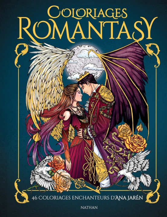 Livro Coloriages Romantasy 