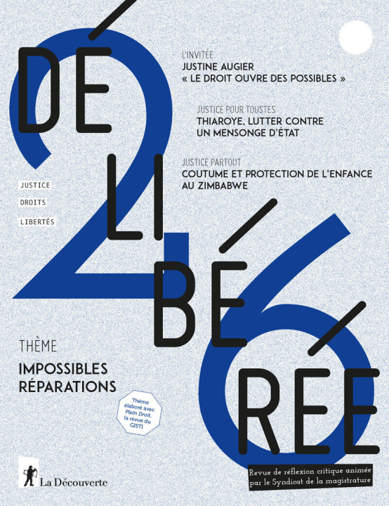 Kniha Délibérée N° 26 Revue Délibérée