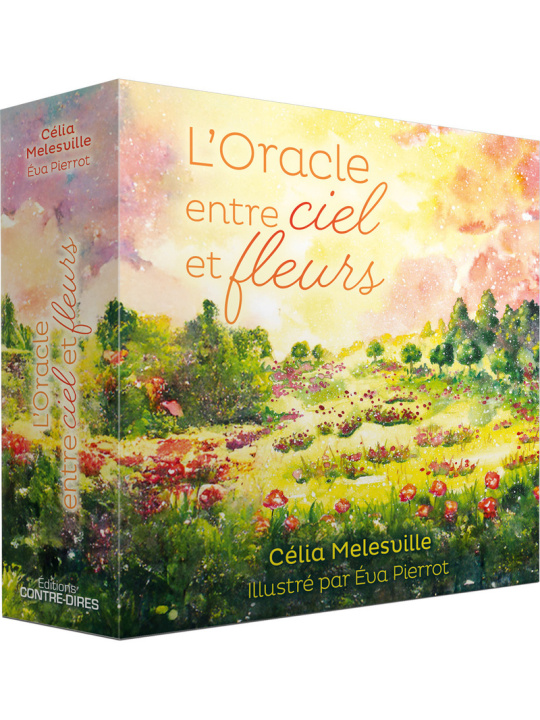 Livro L'Oracle entre ciel et fleurs Célia Melesville