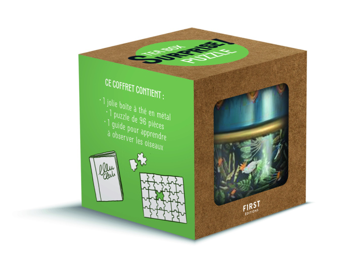 Kniha Coffret Tea Box Surprise Mon puzzle passion oiseaux 