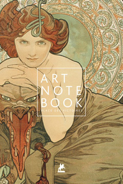Kniha Carnet Art - Mucha 