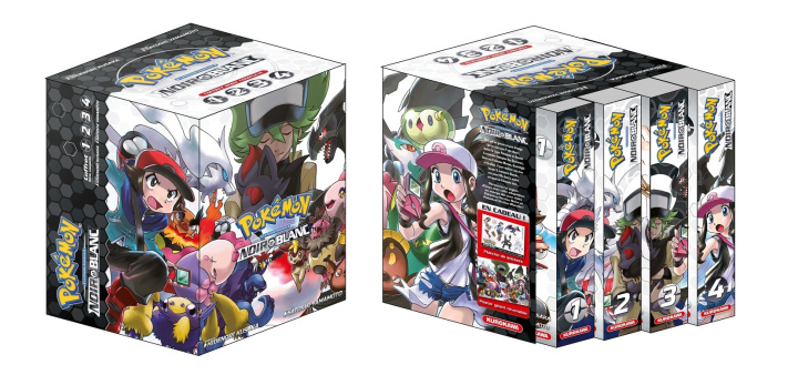Buch Coffret Pokémon Noir et Blanc Double (tomes 1-2-3-4) Hidenori Kusaka