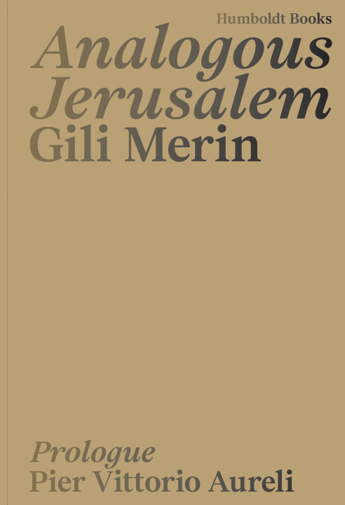 Kniha Analogous Jerusalem Gili Merin