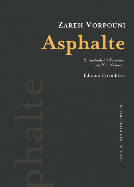 Kniha Asphalte Zareh VORPOUNI