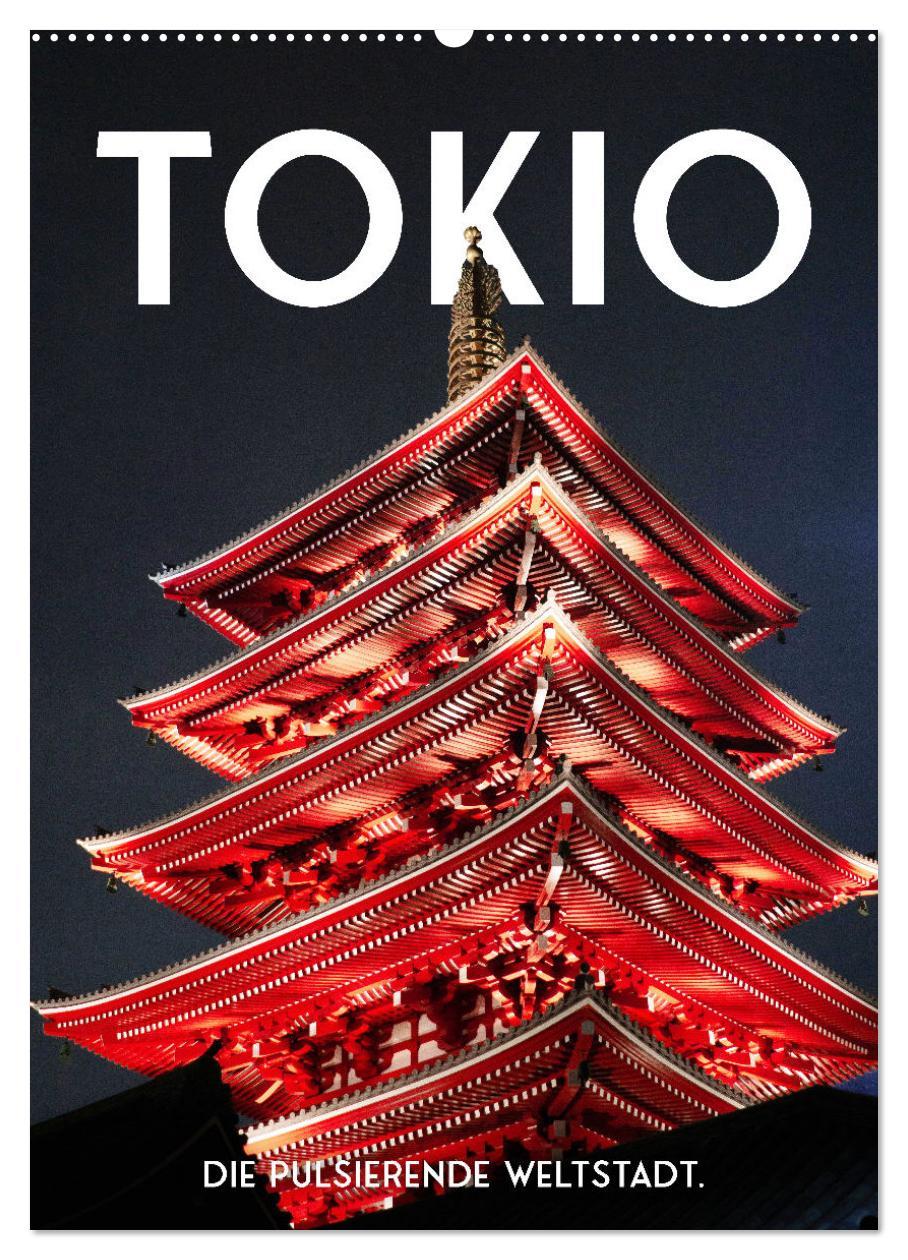 Kalendář/Diář Tokio - Die pulsierende Weltstadt. (Wandkalender 2026 DIN A2 hoch), CALVENDO Monatskalender Calvendo