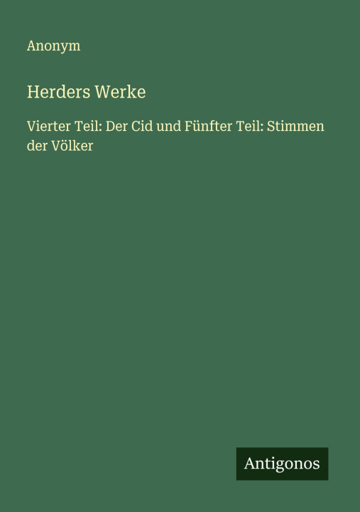 Kniha Herders Werke 