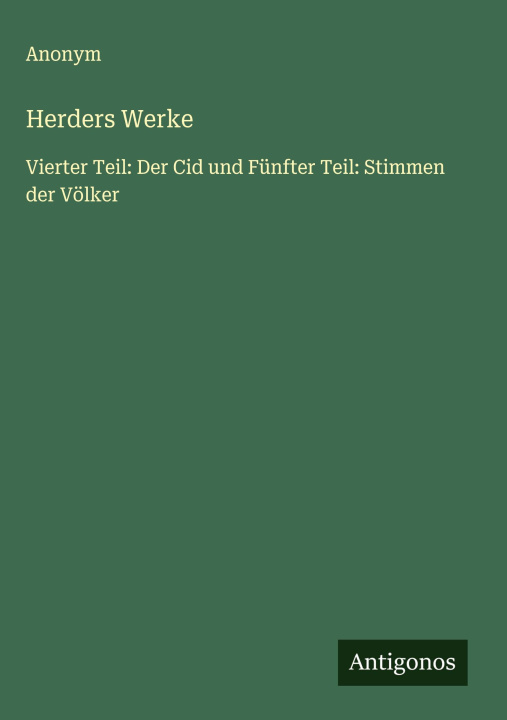 Knjiga Herders Werke 