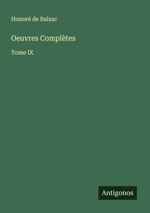 Kniha Oeuvres Compl?tes 