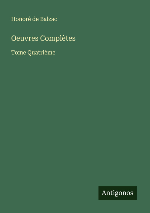 Kniha Oeuvres Compl?tes 