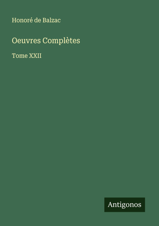 Kniha Oeuvres Compl?tes 