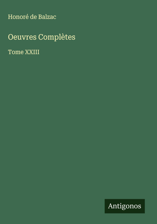 Kniha Oeuvres Compl?tes 