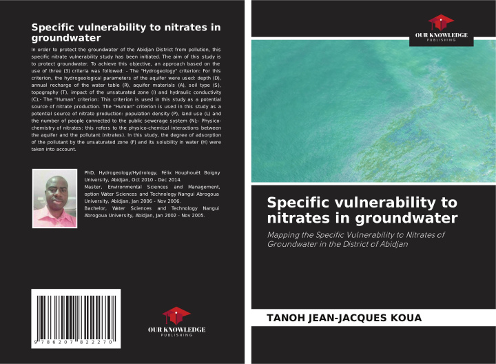 Kniha Specific vulnerability to nitrates in groundwater TANOH JEAN-JACQUES KOUA