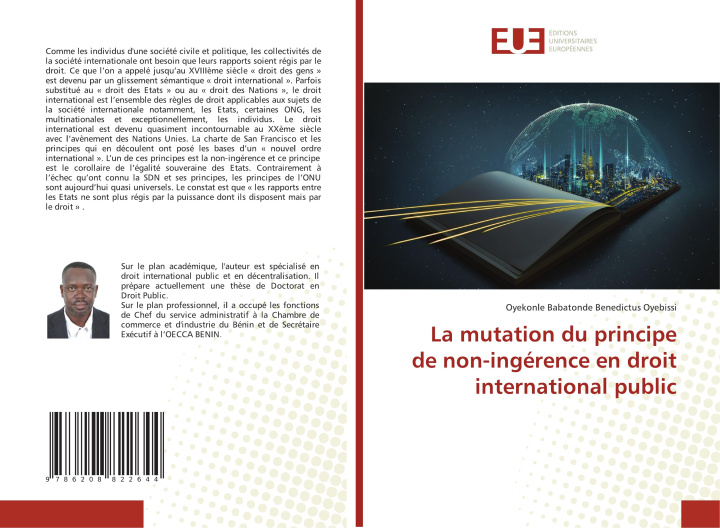 Kniha La mutation du principe de non-ingérence en droit international public Oyekonle Babatonde Benedictus Oyebissi
