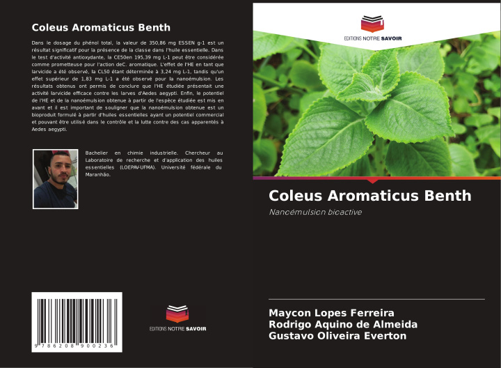 Knjiga Coleus Aromaticus Benth Rodrigo Aquino de Almeida