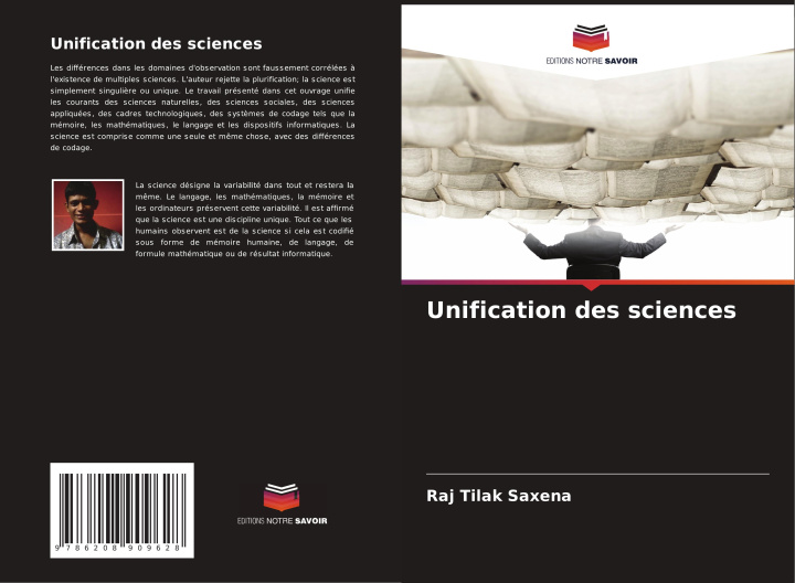 Kniha Unification des sciences Raj Tilak Saxena