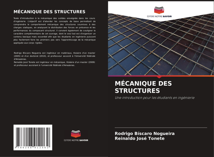 Kniha MÉCANIQUE DES STRUCTURES Reinaldo José Tonete