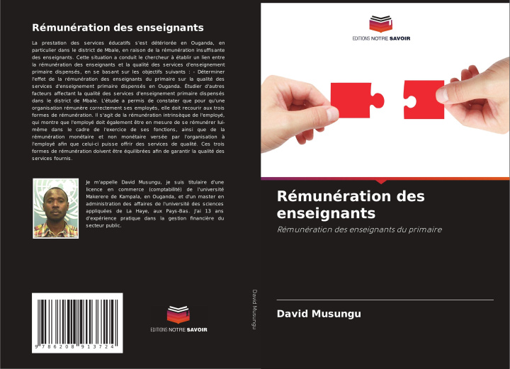 Knjiga Rémunération des enseignants David Musungu