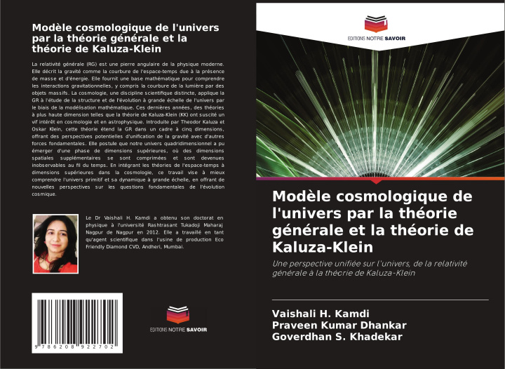 Kniha Mod?le cosmologique de l'univers par la théorie générale et la théorie de Kaluza-Klein Praveen Kumar Dhankar