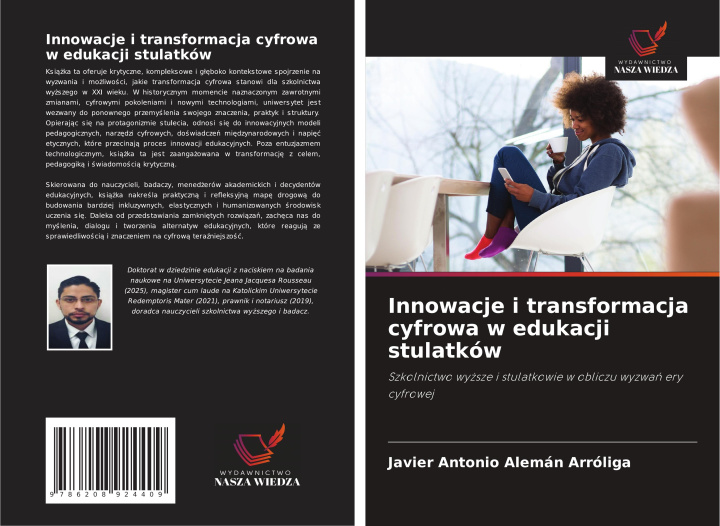 Kniha Innowacje i transformacja cyfrowa w edukacji stulatków Javier Antonio Alemán Arróliga