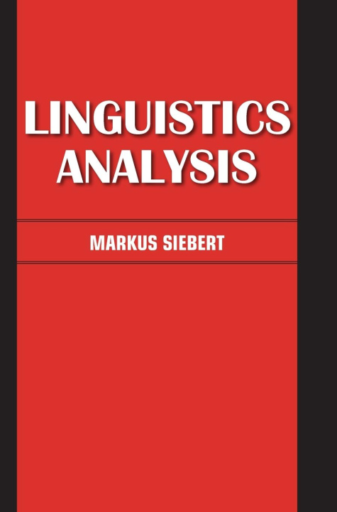 Kniha Linguistics Analysis Markus Siebert