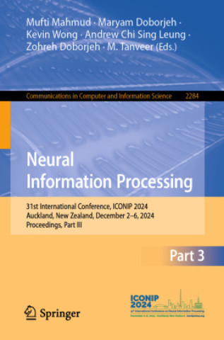 Kniha Neural Information Processing Maryam Doborjeh