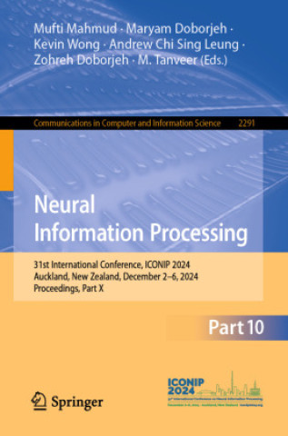 Kniha Neural Information Processing Maryam Doborjeh
