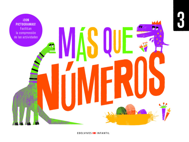 Kniha Más que números 3 ÁREA DE PROYECTOS EDUCATIVOS DE INFANTIL
