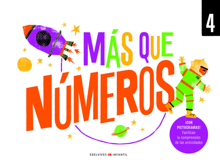 Kniha Más que números 4 ÁREA DE PROYECTOS EDUCATIVOS DE INFANTIL