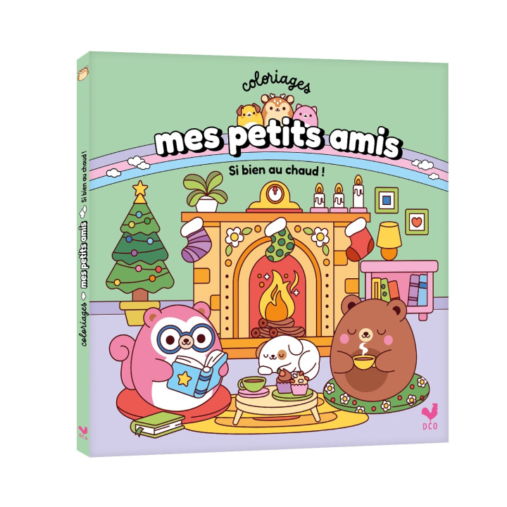 Knjiga Coloriages mes petits amis - Si bien au chaud ! 