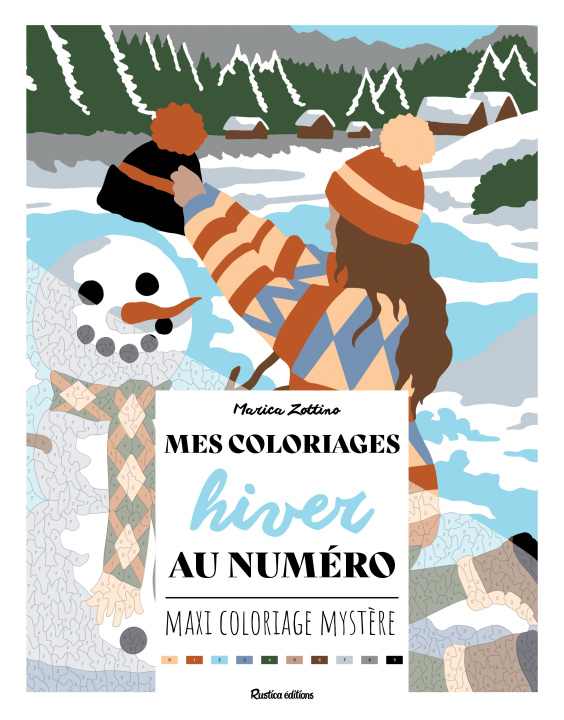 Knjiga Mes coloriages au numéro - Hiver 