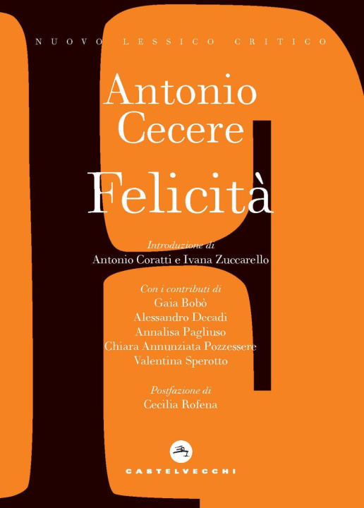 Kniha Felicità Antonio Cecere