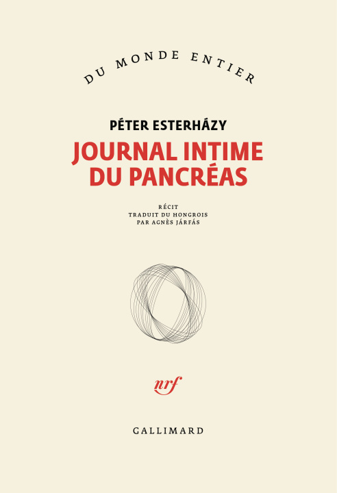 Knjiga Journal du pancréas Esterházy