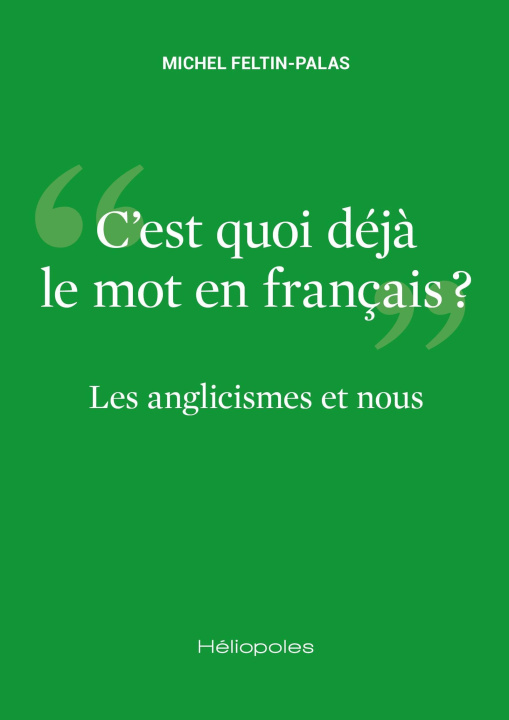 Boek Les Anglicismes et nous Feltin-Palas