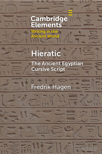 Kniha Hieratic Fredrik Hagen