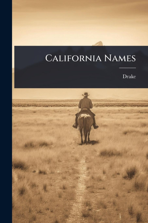 Kniha California Names 
