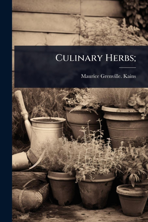 Kniha Culinary Herbs; 