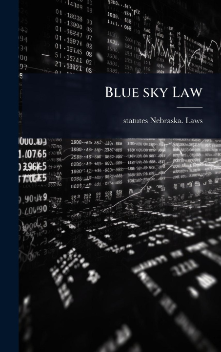 Kniha Blue sky Law 