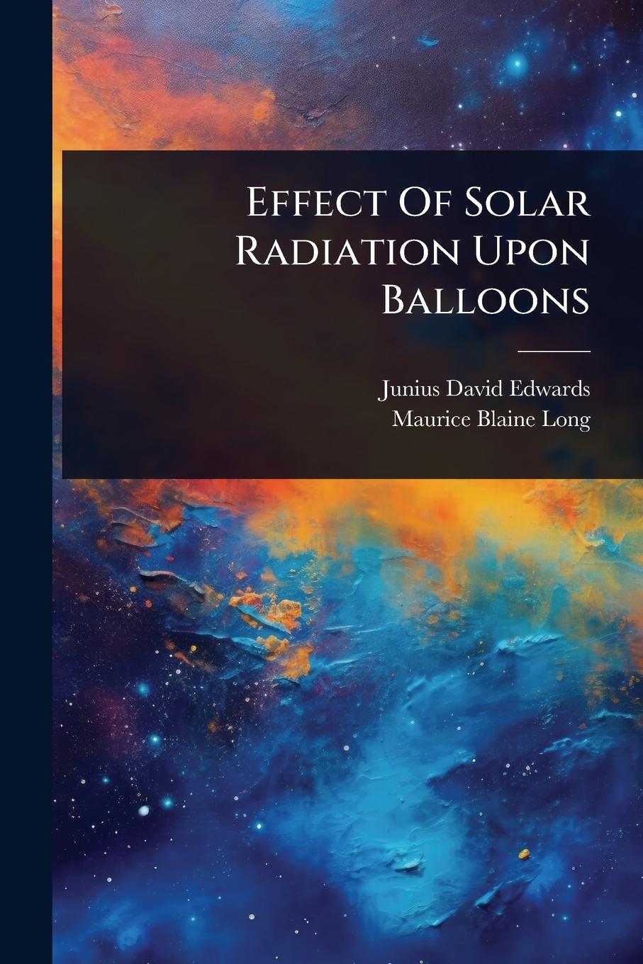 Kniha Effect Of Solar Radiation Upon Balloons 