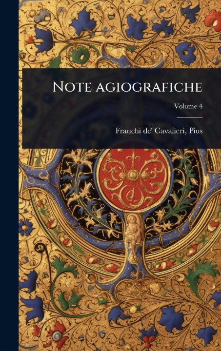 Kniha Note agiografiche 